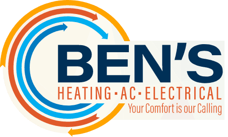 Company logo for Ben's Heating, AC and Electrical in Portland, OR.