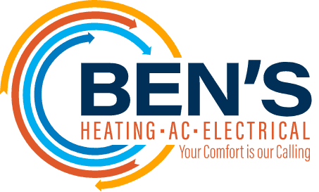 Company logo for Ben's Heating, AC and Electrical in Portland, OR.